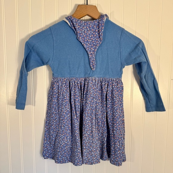 ESPRIT Mini Button Design Long Sleeve 100% Cotton Dress Toddler Medium 4T/5T - Picture 8 of 11